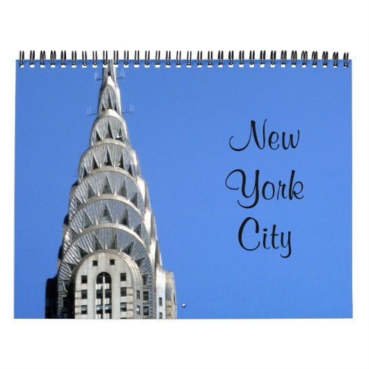 Calendrier Mural new york 2026 (Protection)