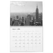 Calendrier Mural New York (noir et blanc) (Mar 2026)