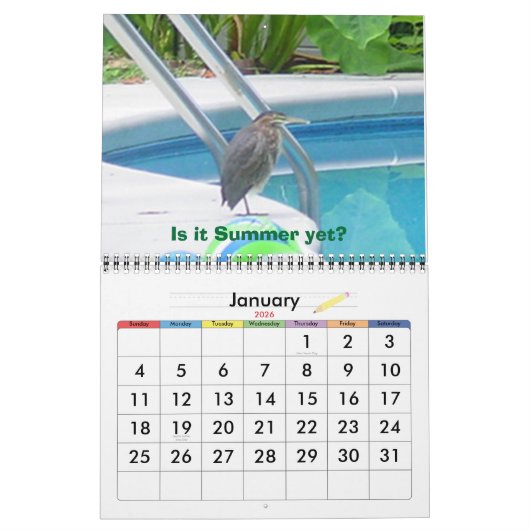 Calendrier Mural Noël Calender 2007 (Jan 2026)