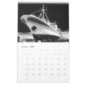 Calendrier Mural noir + blanc (Jan 2027)