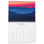 Calendrier Mural Nord-ouest Pacifique (Feb 2027)
