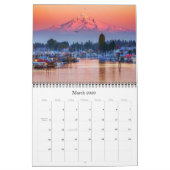 Calendrier Mural Nord-ouest Pacifique (Mar 2026)