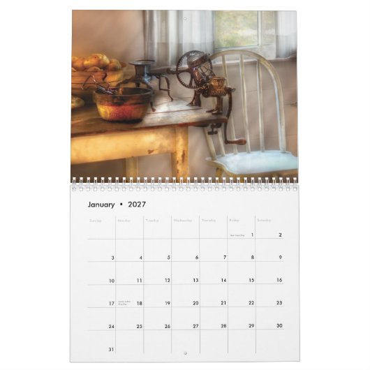 Calendrier Mural Nostalgie IV - Se rappeler le passé (Jan 2027)