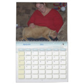 Calendrier Mural Notre chiot de mangue (Feb 2026)