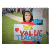 Calendrier Mural Nous évaluons des professeurs : Jefferson en grève (Protection)