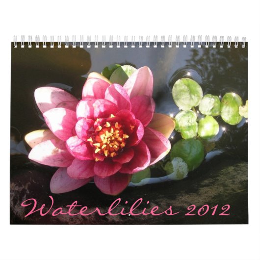 Calendrier Mural Nymphéas 2012, Double Page (Protection)