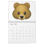 Calendrier Mural Octopus - Emoji (Mar 2026)