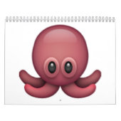 Calendrier Mural Octopus - Emoji (Protection)