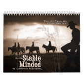 Calendrier Mural Odeur de cheval occidental stable d'esprit 12 mois (Protection)