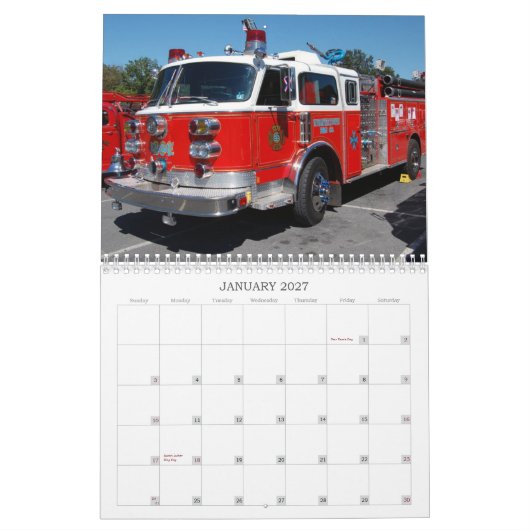 Calendrier Mural ODHFS 2008 - PIC simple par mois (Jan 2027)