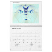 Calendrier Mural Oeil-Sucrerie de fractale de Rainbowjellyfish - (Feb 2027)