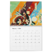 Calendrier Mural Oeuvres Abstraites de Kandinsky (Feb 2026)