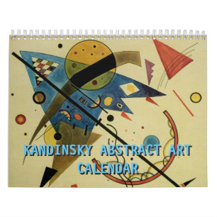 Calendrier Mural Oeuvres Abstraites de Kandinsky