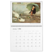 Calendrier Mural Oie de mère de Jessie Willcox Smith (Jan 2026)