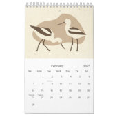 Calendrier Mural Oiseaux 2010 (Feb 2027)