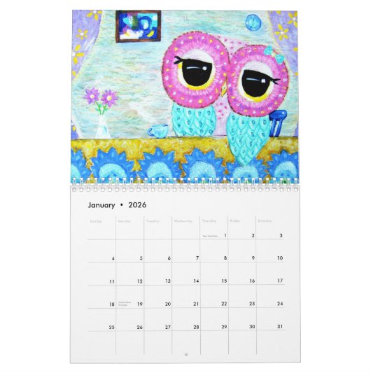 Calendrier Mural Ophélie 2010 (Jan 2026)