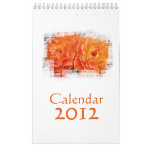 Calendrier Mural Orange innocent