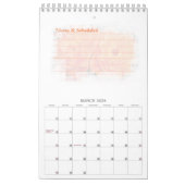 Calendrier Mural Orange innocent (Mar 2026)