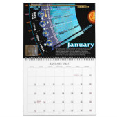 Calendrier mural orbital du Temps-Espace 2016 (Jan 2027)