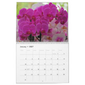 Calendrier Mural Orchidées (Jan 2027)