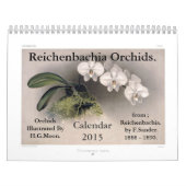 Calendrier Mural Orchidées 2015 de Reichenbachia (Protection)