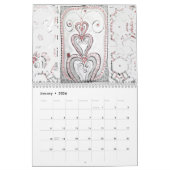Calendrier mural original d'art (Jan 2026)