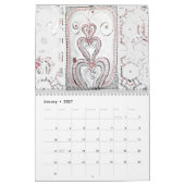 Calendrier mural original d'art (Jan 2027)