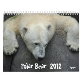 Calendrier Mural Ours blanc 2012