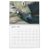 Calendrier Mural Ours blanc 2012 (Feb 2027)