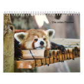 Calendrier Mural Pandas (Protection)