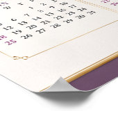 Calendrier mural papillon 2027 Poster (Coin)
