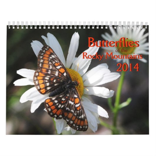 Calendrier Mural Papillons des montagnes rocheuses 2014 (Protection)