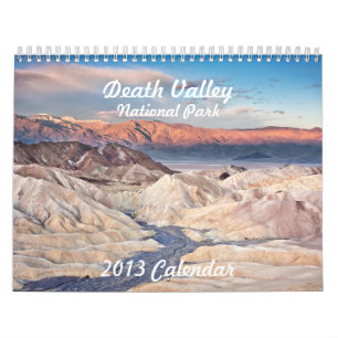 Calendrier Mural Parc national de Death Valley