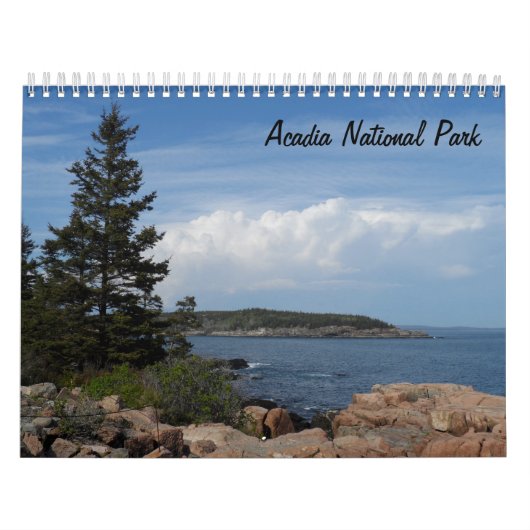 Calendrier Mural Parc national de l'Acadie (Protection)