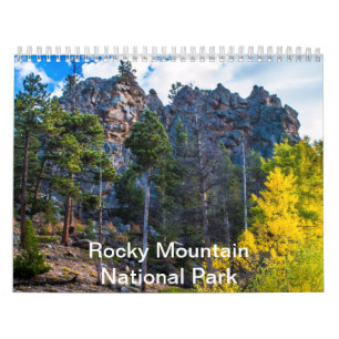 Calendrier Mural Parc national de montagne rocheuse