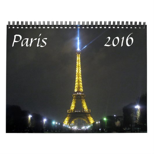 Calendrier Mural Paris 2016 (Protection)