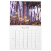 Calendrier Mural Paris pendant le printemps (Mar 2027)