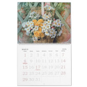 Calendrier Mural Paul de Longpre Fleurs d'Art (Mar 2026)