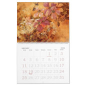 Calendrier Mural Paul de Longpre Fleurs d'Art (Jan 2026)