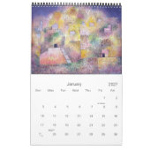 Calendrier Mural Paul Klee Géométrique Abstraite (Jan 2027)