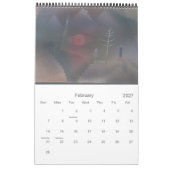 Calendrier Mural Paul Klee Géométrique Abstraite (Feb 2027)