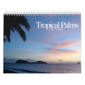 Calendrier Mural Paumes tropicales (Protection)