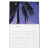 Calendrier Mural Paumes tropicales (Feb 2027)