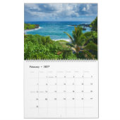 Calendrier mural paysager d'Hawaii 2027 (Feb 2027)