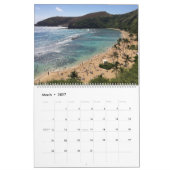 Calendrier mural paysager d'Hawaii 2027 (Mar 2027)
