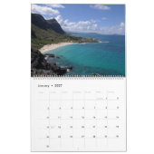 Calendrier mural paysager d'Hawaii 2027 (Jan 2027)