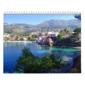 Calendrier Mural Paysages de Grèce II (Protection)
