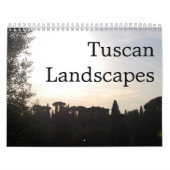 Calendrier Mural Paysages toscans (Protection)
