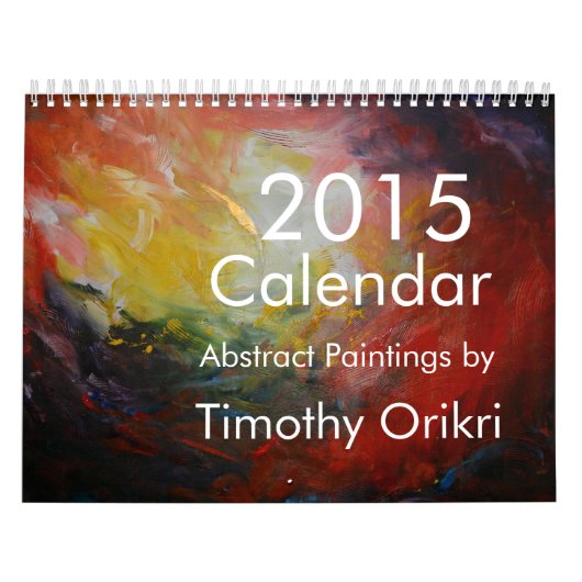 Calendrier Mural Peintures 2015 de Calendrier-Résumé par Timothy (Protection)