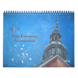 Calendrier Mural Peintures Architecture européenne